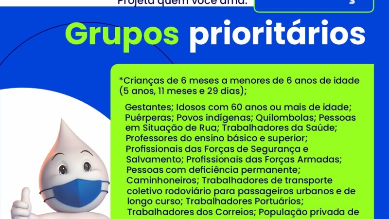 DIA D DE VACINAÇÃO CONTRA A GRIPE ACONTECE NESTE SÁBADO EM OSÓRIO