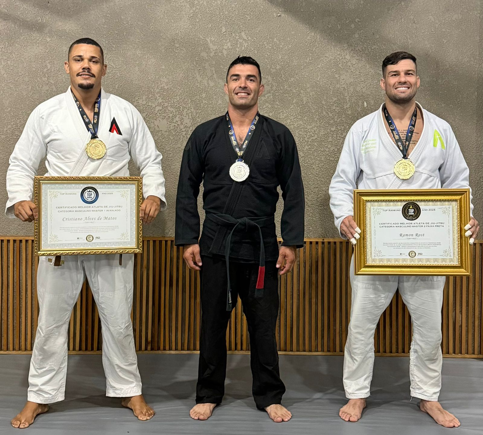 Atletas de Osório se destacam em premiação estadual de jiu-jitsu