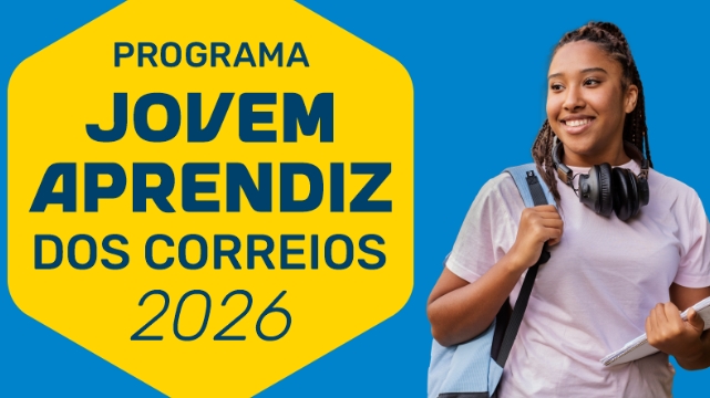 Prorrogadas as inscrições do programa Jovem Aprendiz dos Correios 2026