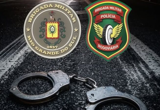 Brigada Militar de Torres efetua prisão por cumprimento de mandado após tentativa de fuga