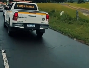 BM APREENDE CERCA DE 70kg DE CARNES IRREGULARES E REALIZA PRISÃO POR TRÁFICO E PORTE ILEGAL DE ARMA DURANTE OPERAÇÃO EM OSÓRIO