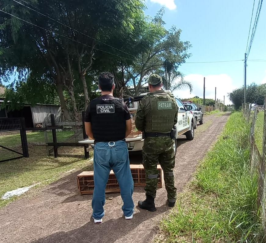 Polícia Civil e Patram realiza ação contra crimes ambientais em Osório