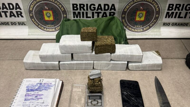 Homem é preso por tráfico de drogas em Xangri-Lá