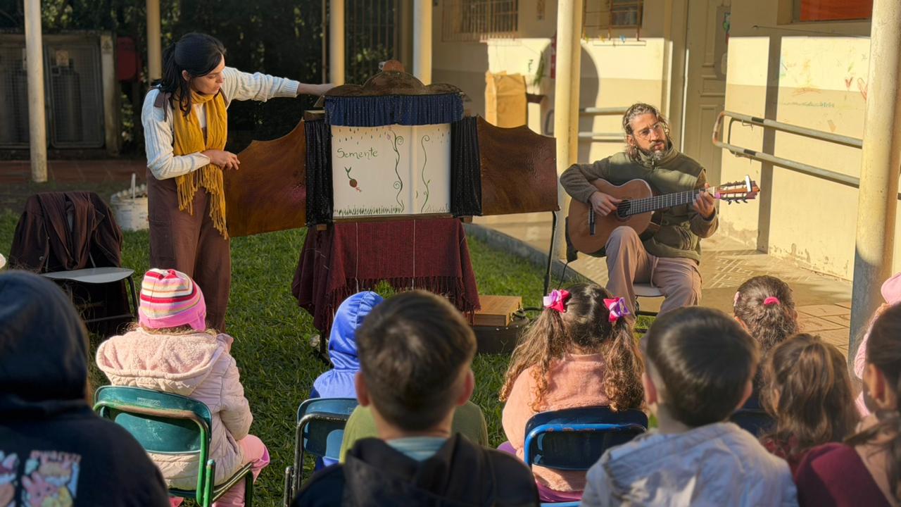 Projeto Criança e Natureza leva atividades lúdicas e de educação ambiental às escolas municipais em Osório