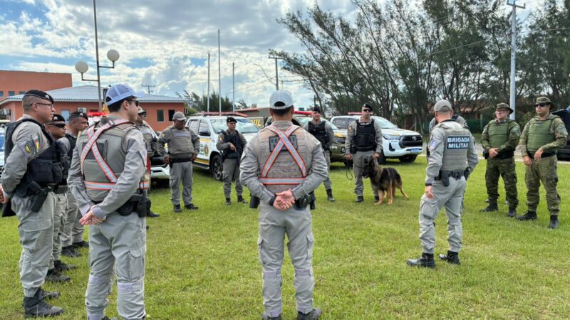 8º BPM realiza operação de policiamento ostensivo em Balneário Pinhal