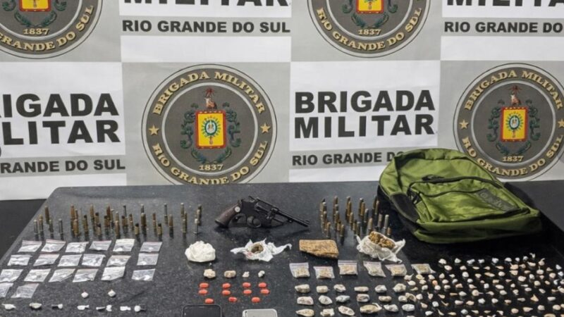 BM prende três pessoas e apreende duas armas e drogas no Litoral Norte