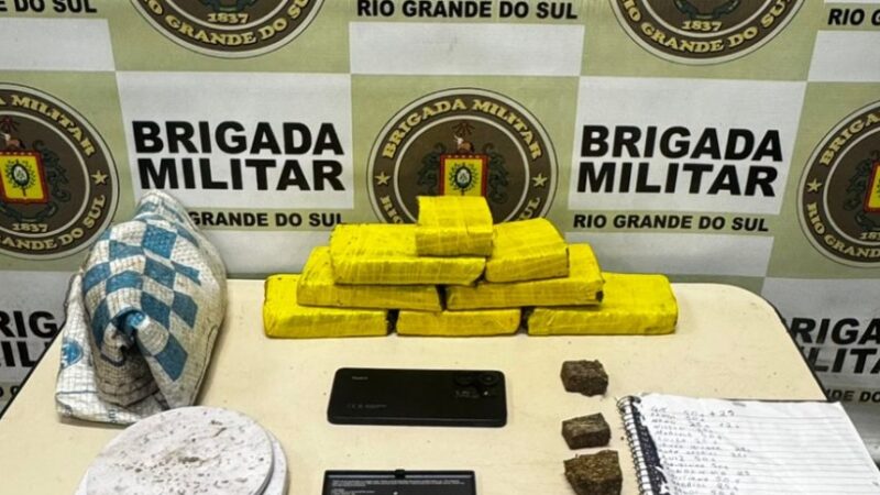 Brigada Militar realiza prisões por tráfico de drogas e captura foragido no Litoral Norte