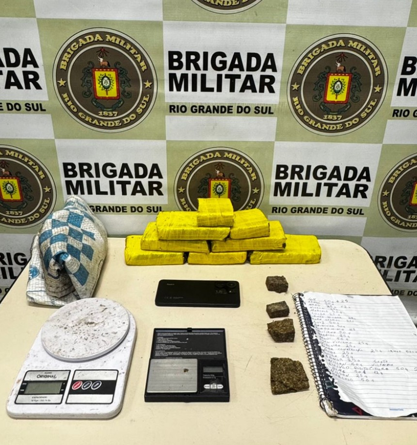 Brigada Militar realiza prisões por tráfico de drogas e captura foragido no Litoral Norte