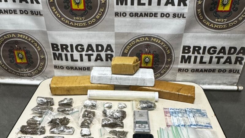 Homem é preso com drogas em Capão da Canoa