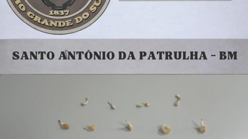INDIVÍDUO É PRESO POR TRÁFICO DE ENTORPECENTES, RESISTÊNCIA E LESÃO CORPORAL EM SANTO ANTÔNIO DA PATRULHA