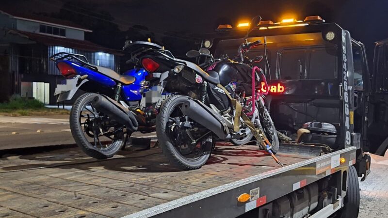 Brigada Militar apreende 10 motocicletas em operação de fiscalização em Capão da Canoa