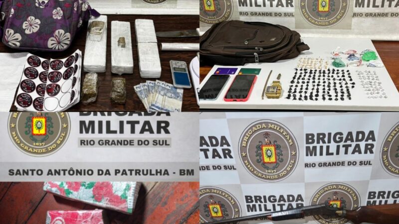 Brigada Militar intensifica cerco ao tráfico e criminalidade no Litoral Norte com prisões e apreensões