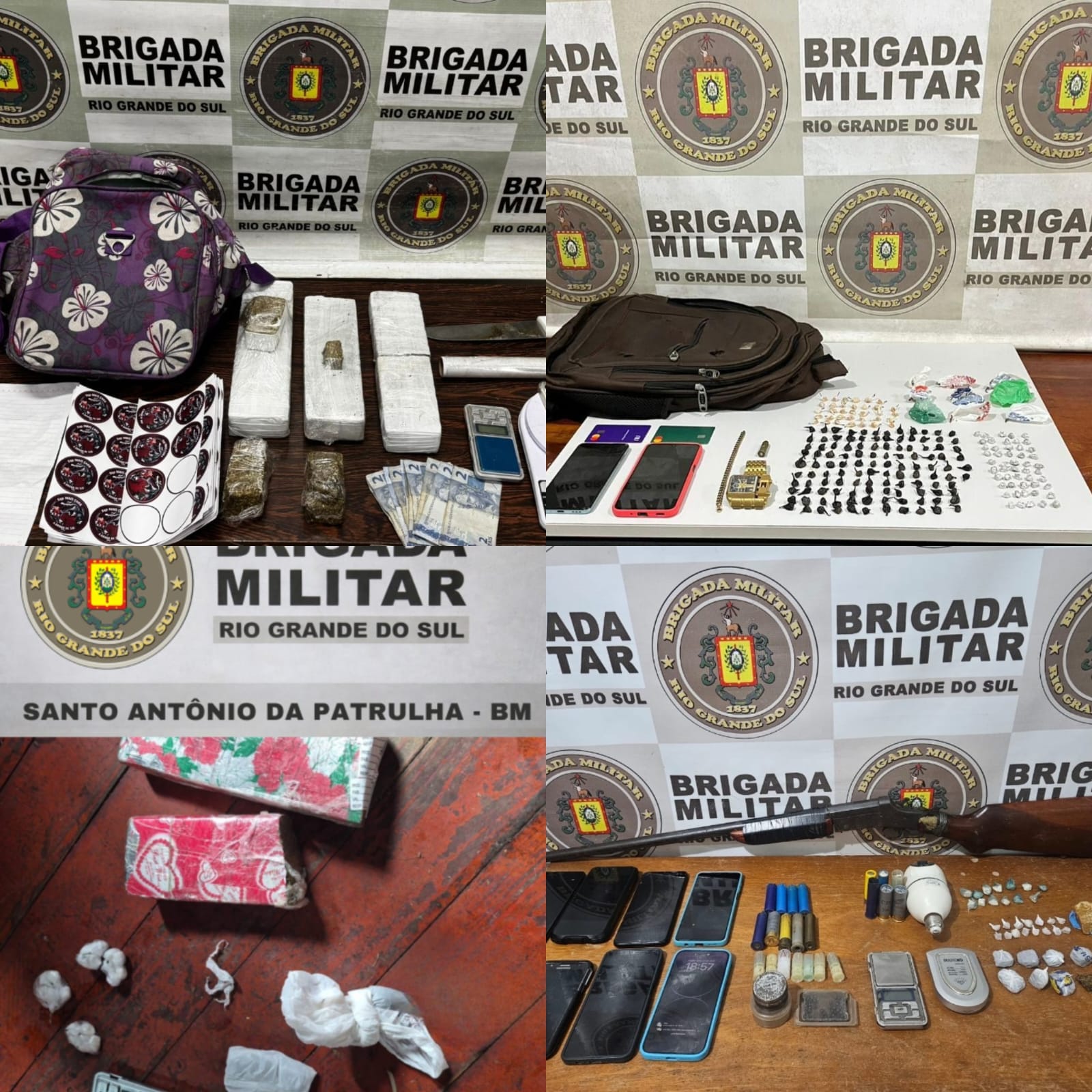 Brigada Militar intensifica cerco ao tráfico e criminalidade no Litoral Norte com prisões e apreensões