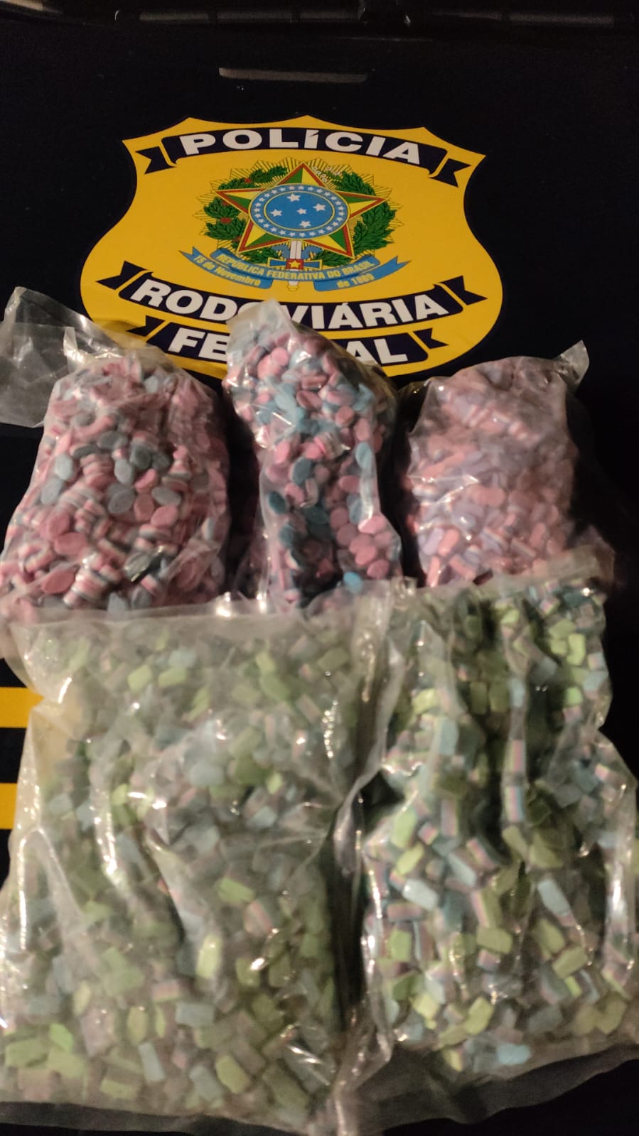 PRF apreende 5 mil comprimidos de ecstasy em Torres