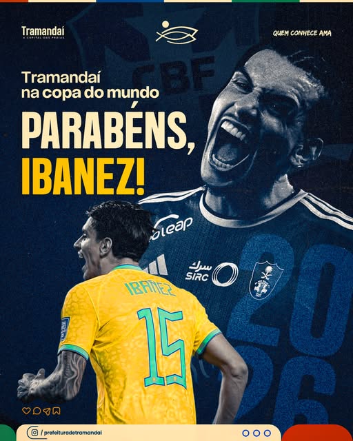 De Tramandaí para o mundo: Roger Ibañez é convocado para a Copa de 2026