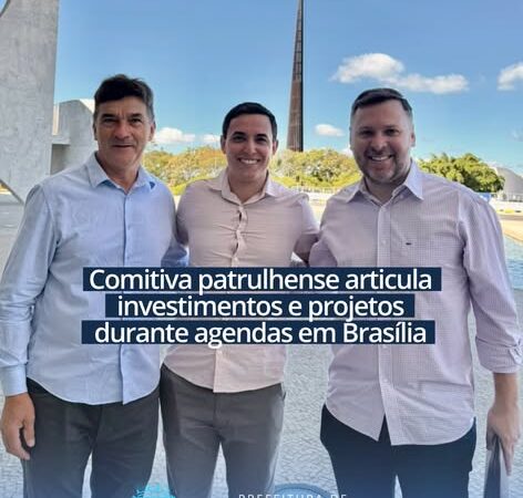 Comitiva de Santo Antônio da Patrulha cumpre agenda estratégica em Brasília em busca de investimentos
