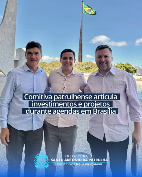 Comitiva de Santo Antônio da Patrulha cumpre agenda estratégica em Brasília em busca de investimentos