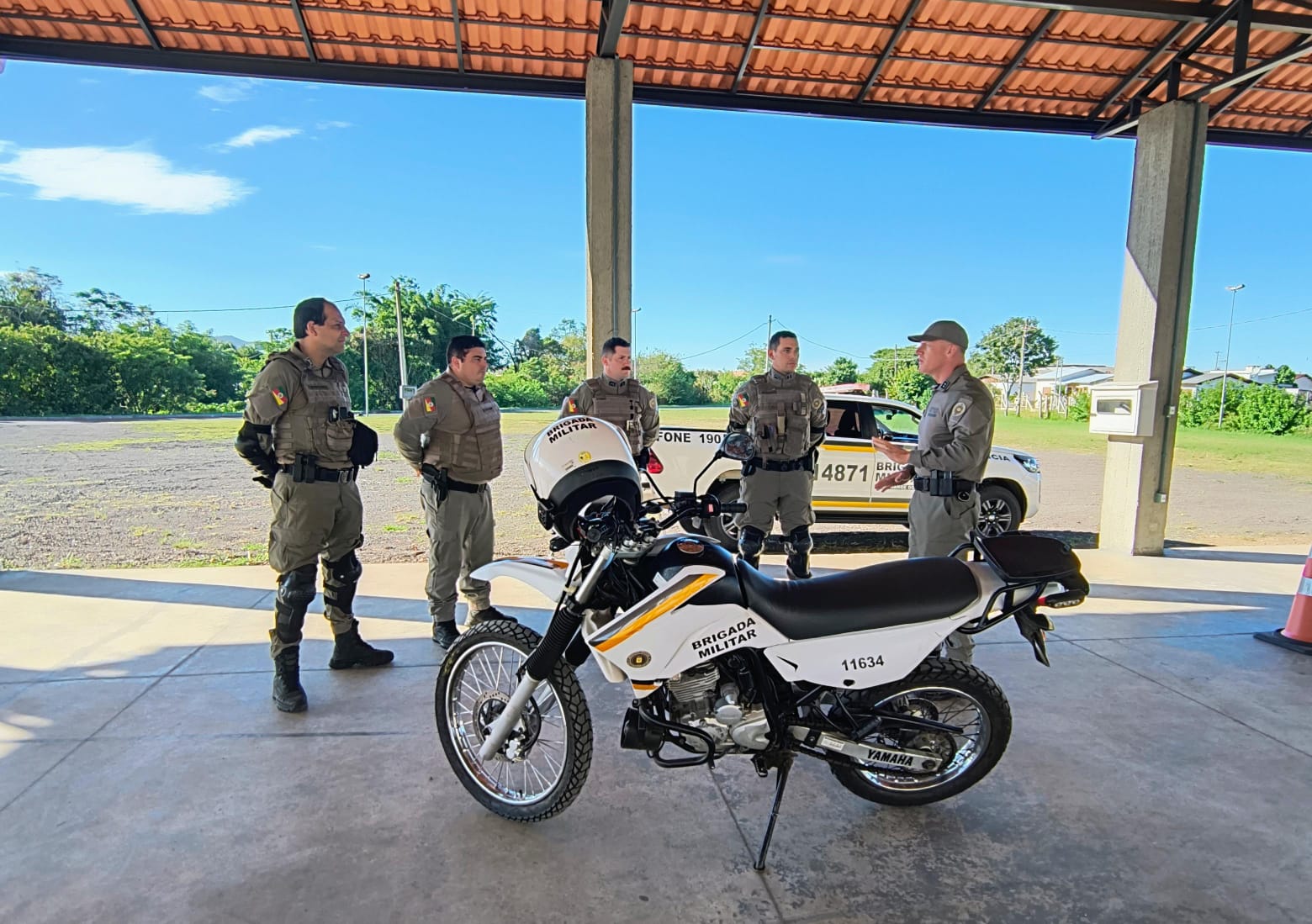 TREINAMENTO DE MOTOPATRULHAMENTO QUALIFICA EFETIVO DA 2ª CIA DO 8º BPM EM SANTO ANTÔNIO DA PATRULHA