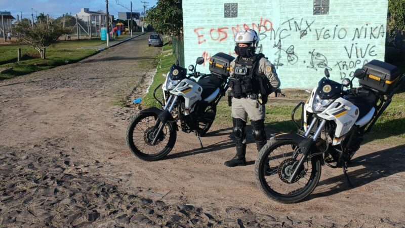Brigada Militar realiza saturação de área em Imbé