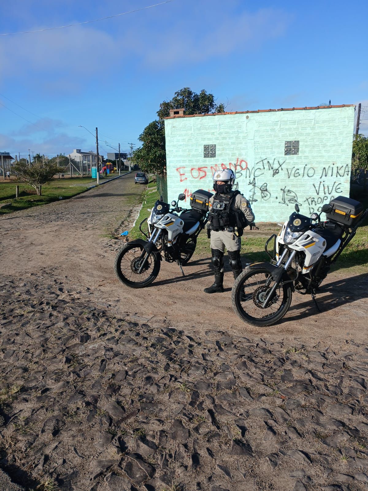 Brigada Militar realiza saturação de área em Imbé