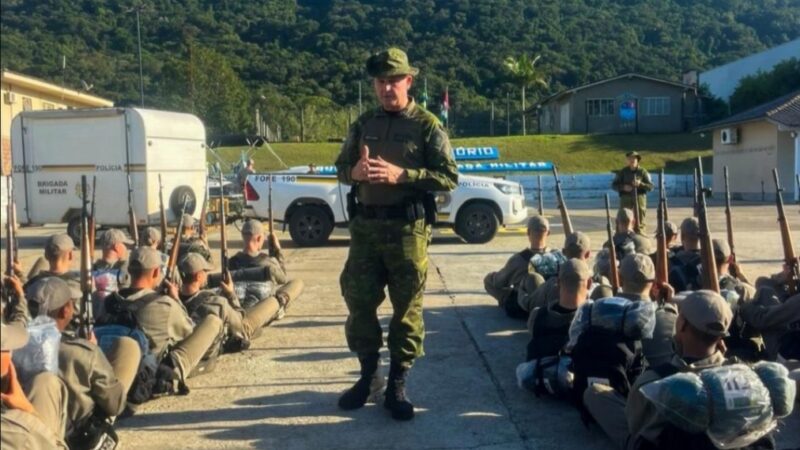Brigada Militar de Osório apresenta o Comando de Polícia Ambiental, na semana zero dos futuros soldados da instituição