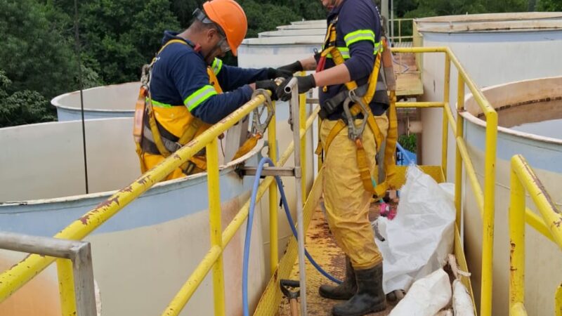 Corsan realiza melhoria operacional na Estação de Tratamento de Água do município de Santo Antônio da Patrulha