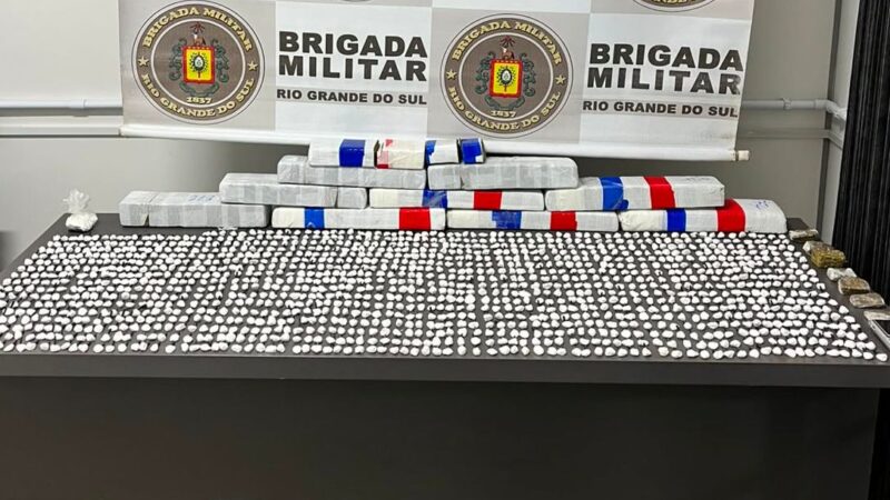 Brigada Militar desarticula pontos de tráfico e prende quatro homens em Imbé e no Balneário Quintão