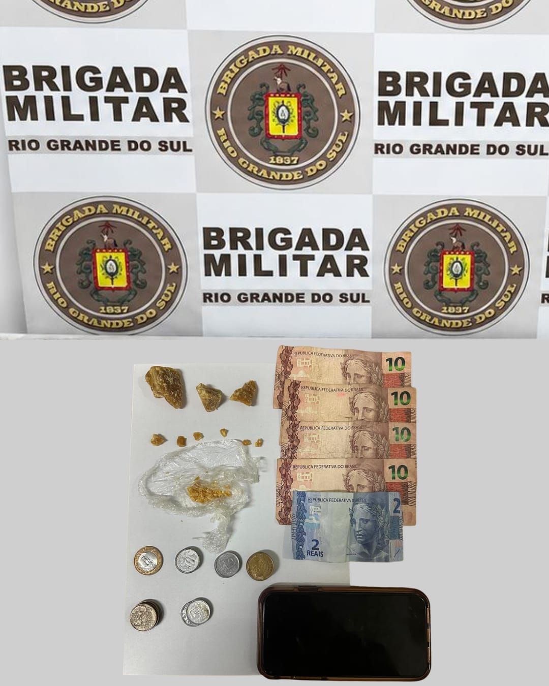 BM prende mulher por tráfico de entorpecentes em Osório