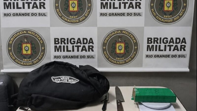Brigada Militar prende homem por tráfico de drogas em Xangri-Lá