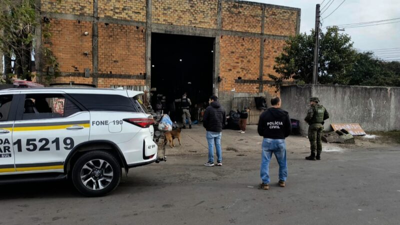BM realiza Operação Fragmentum em conjunto com a Prefeitura de Capão da Canoa, resultando na prisão de duas pessoas