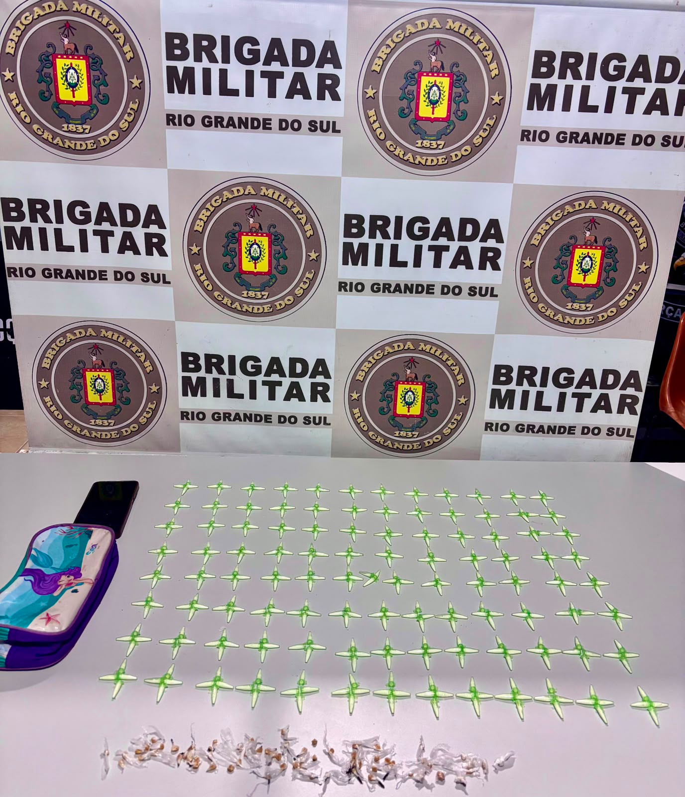 BRIGADA MILITAR PRENDE INDIVÍDUO POR TRÁFICO EM PALMARES DO SUL
