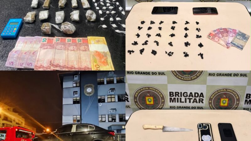 BM prende três homens e apreende adolescentes em Tramandaí e Capão da Canoa