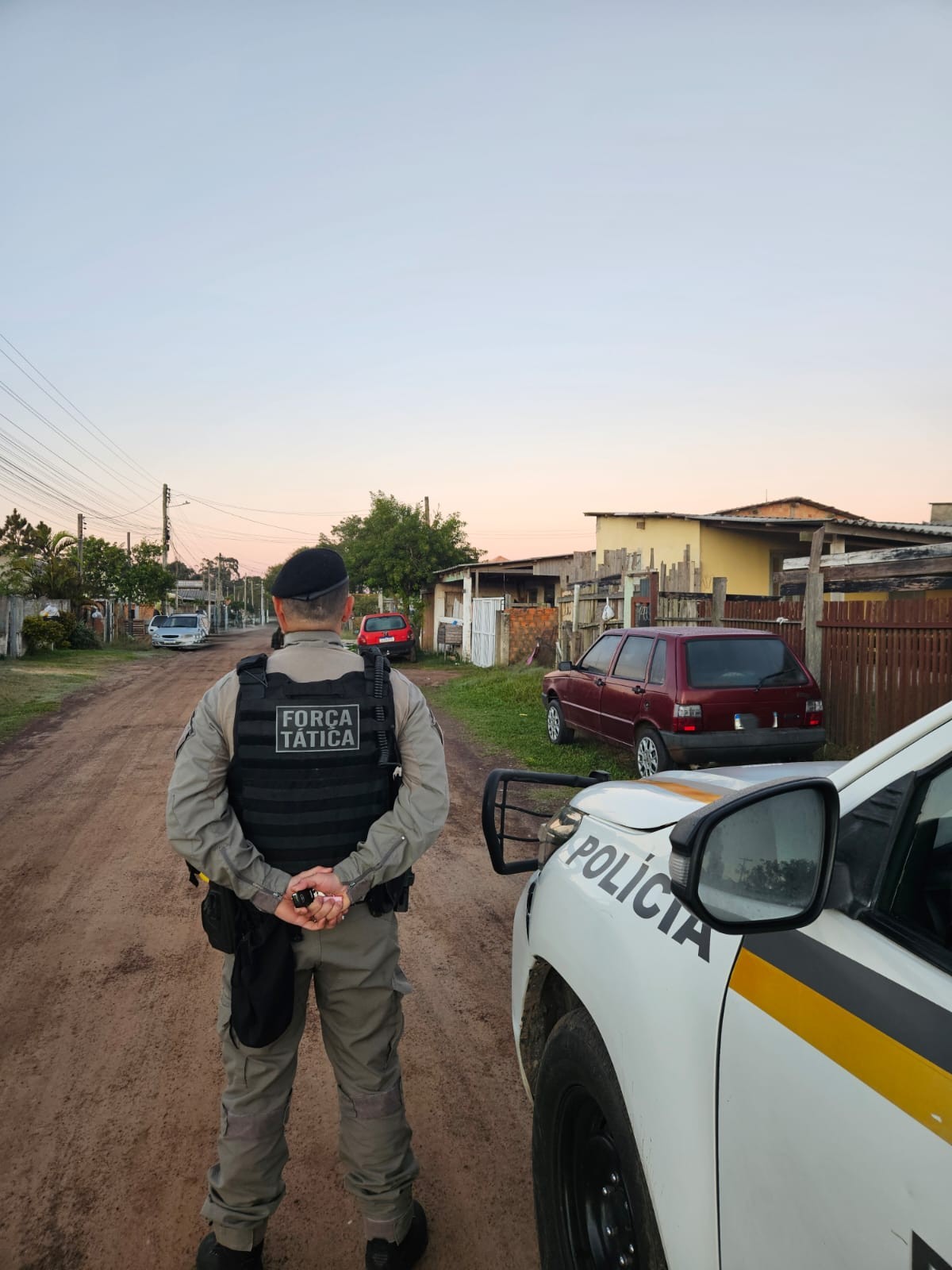 Brigada Militar apoia operação da Polícia Civil em investigação de duplo homicídio em Imbé