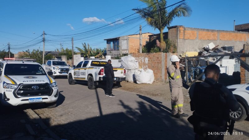 Brigada Militar participa de ação de fiscalização em estabelecimentos de reciclagem em Capão da Canoa
