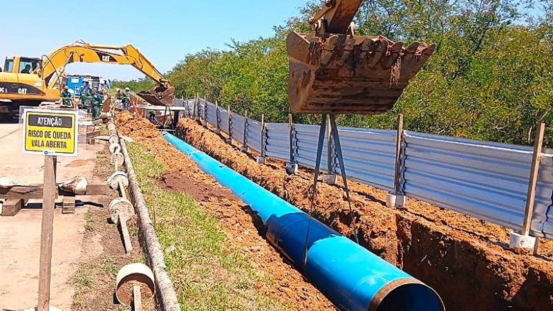 Nove municípios do Litoral recebem obras e ações da Corsan nesta semana