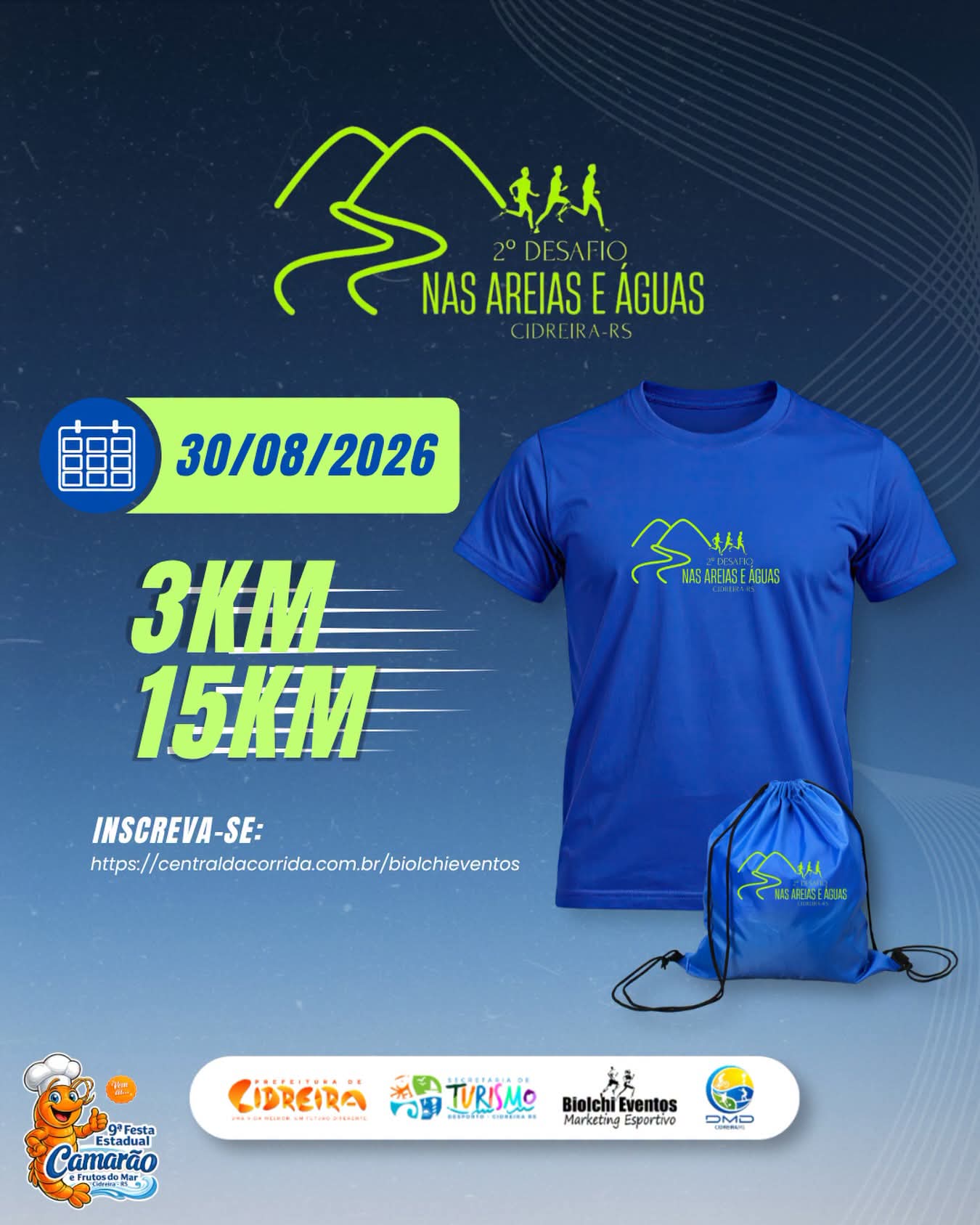 2º Desafio nas Areias e Águas de Cidreira está com inscrições abertas