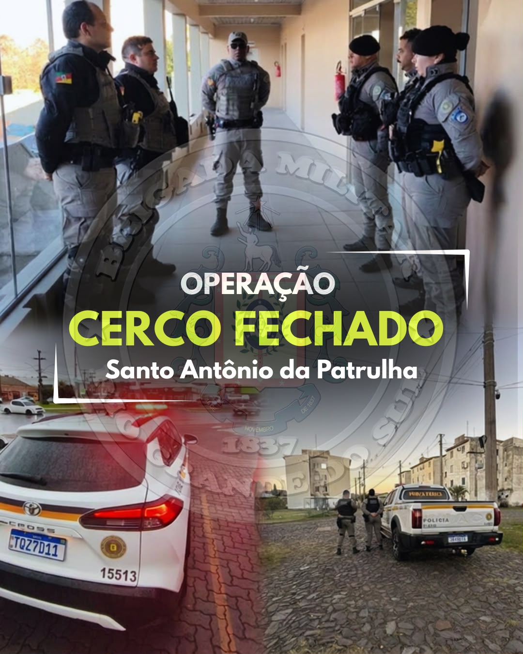 BRIGADA MILITAR REALIZA DIA D DA OPERAÇÃO MULHER SEGURA