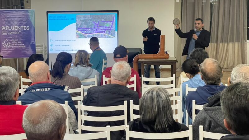 Corsan realiza ciclo de reuniões do programa Afluentes em cinco municípios do Litoral Norte para orientar moradores sobre obras de saneamento