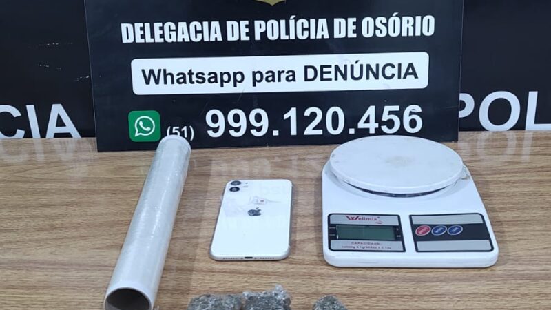 Polícia Civil Apreende Drogas e Prende Mulher em Flagrante Durante Operação em Osório