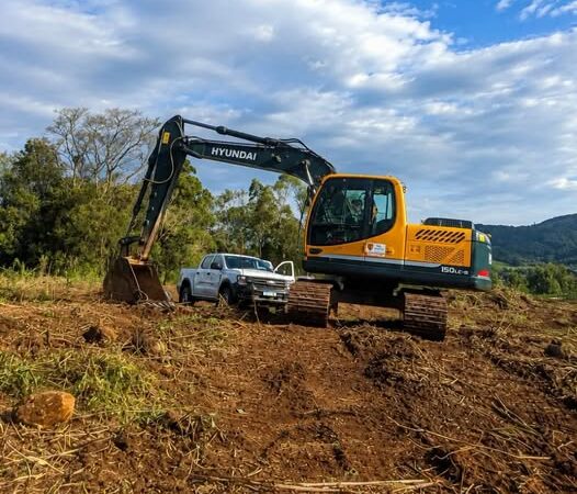 Caraá inicia terraplanagem para construção de 40 casas destinadas a atingidos por ciclone