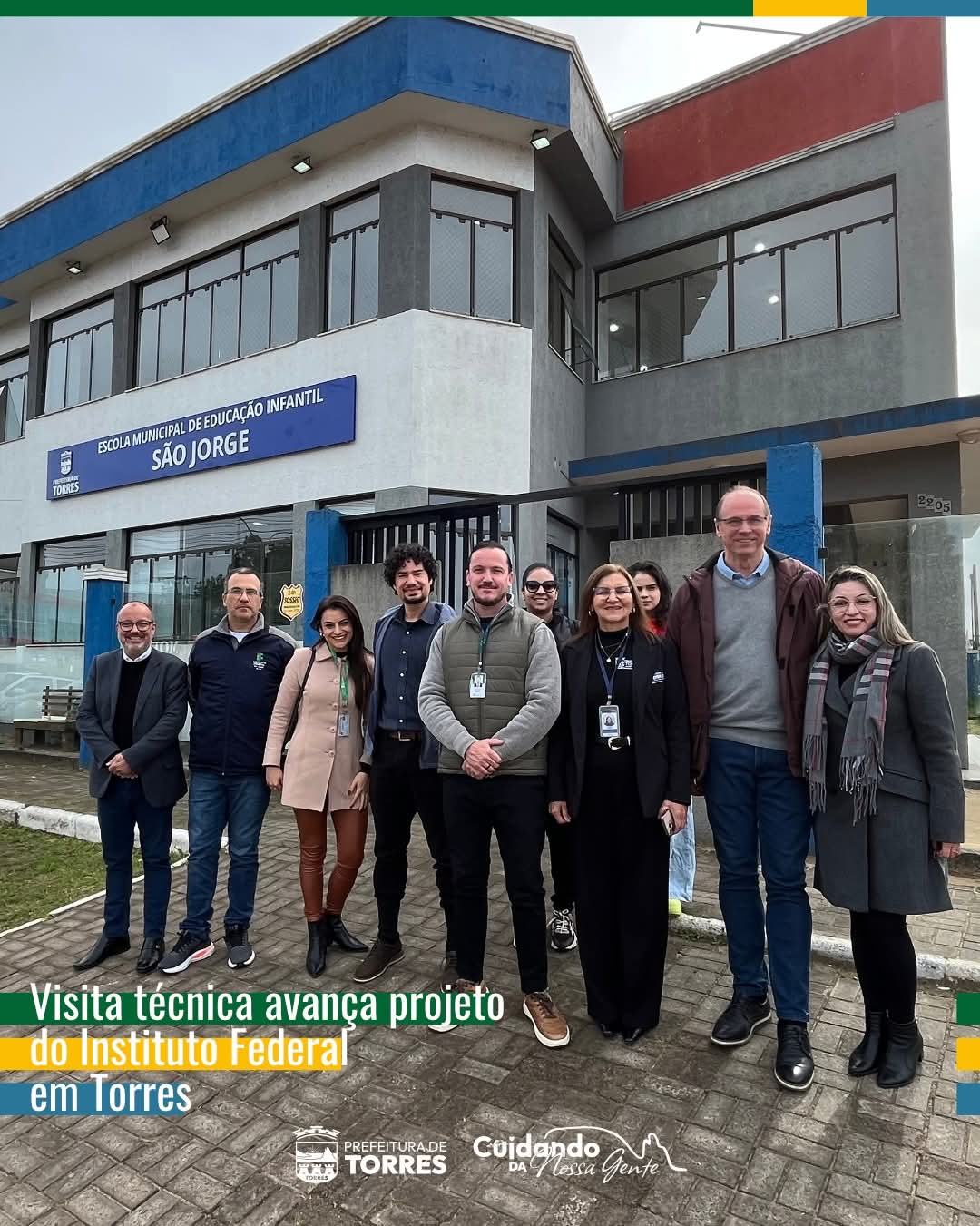 Prédio que poderá receber novo Instituto Federal em Torres passa por vistoria técnica