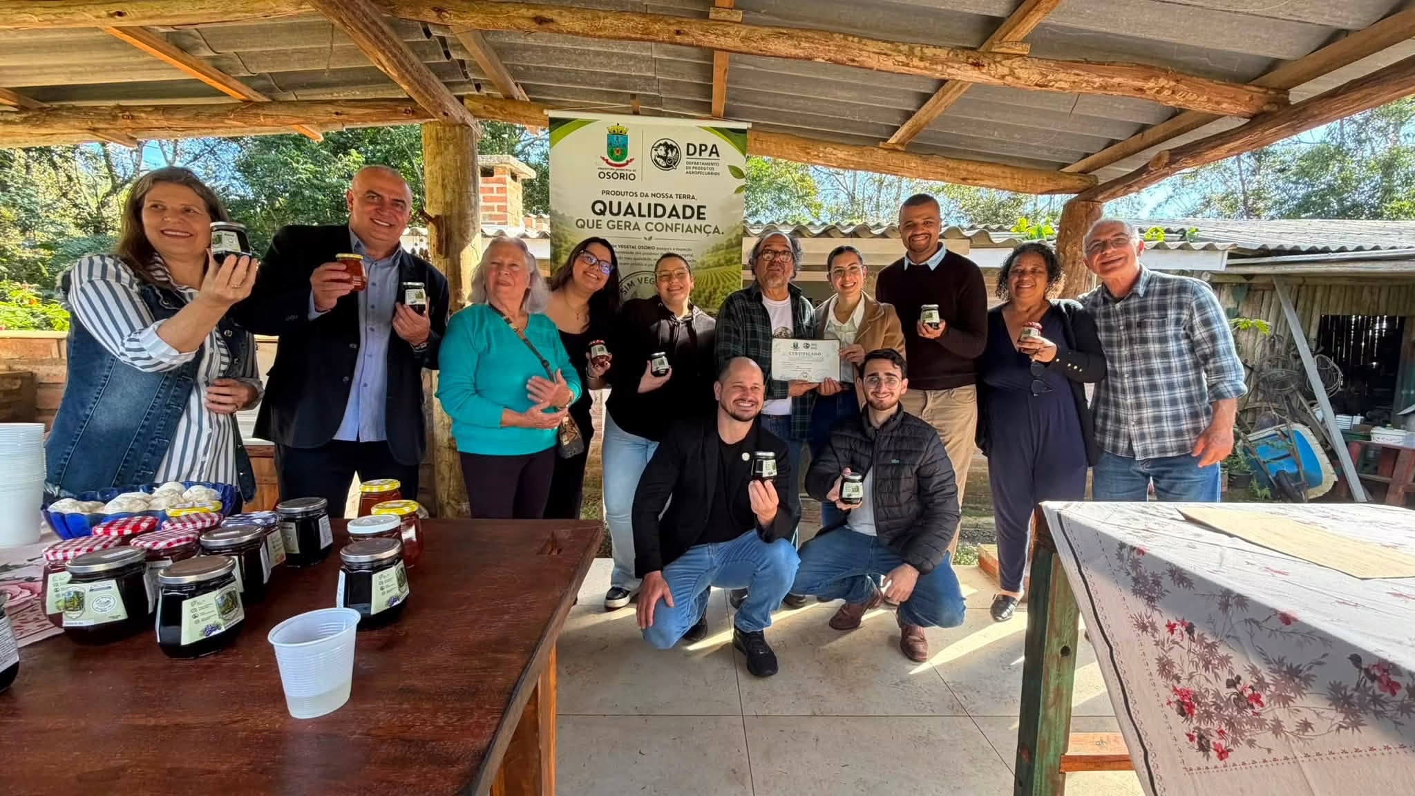 OSÓRIO INAUGURA A PRIMEIRA AGROINDÚSTRIA REGISTRADA NO SIM VEGETAL E FORTALECE A AGRICULTURA FAMILIAR