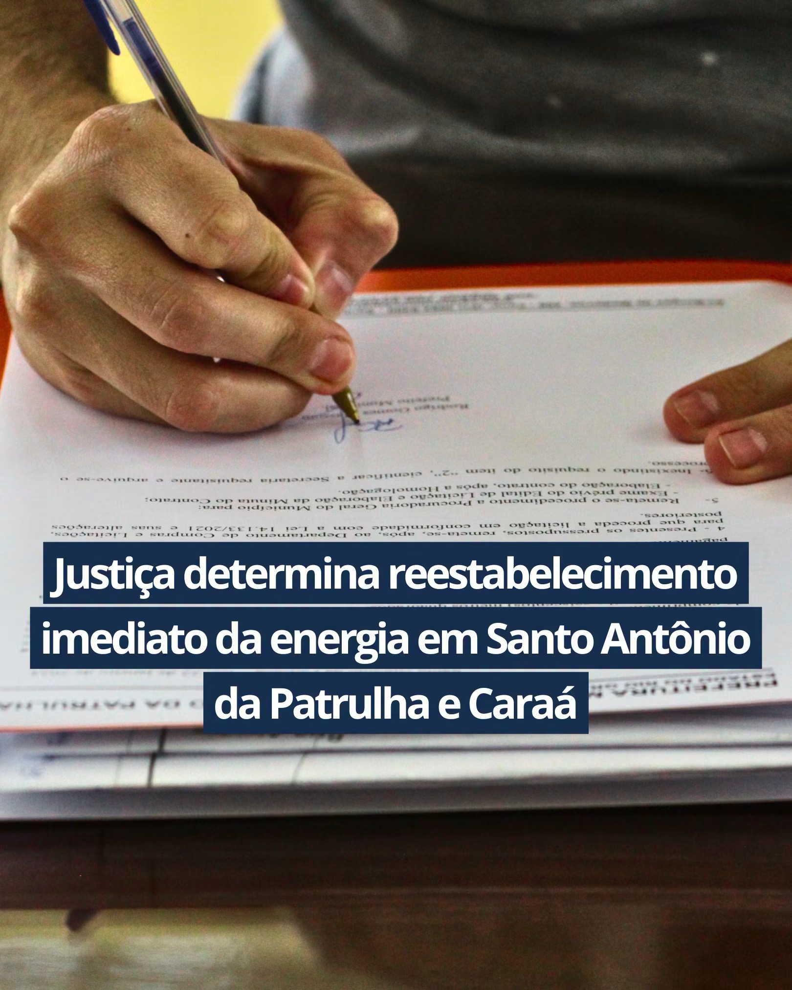 Justiça determina restabelecimento de energia em Santo Antônio da Patrulha e Caraá em até 24 horas