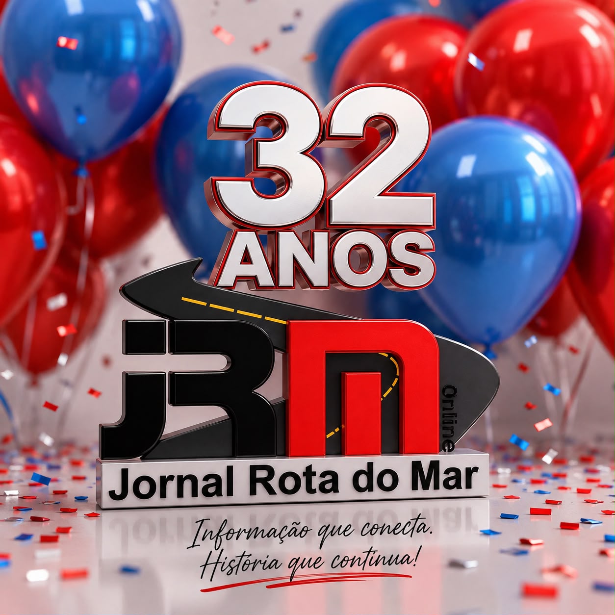 Jornal Rota do Mar celebra 32 anos de história, informação e credibilidade