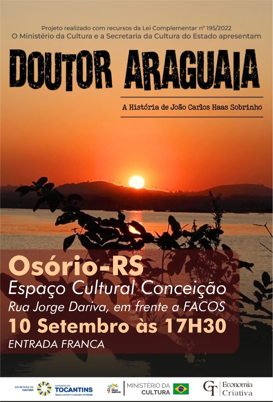 Documentário “Dr. Araguaia” será exibido gratuitamente em Osório