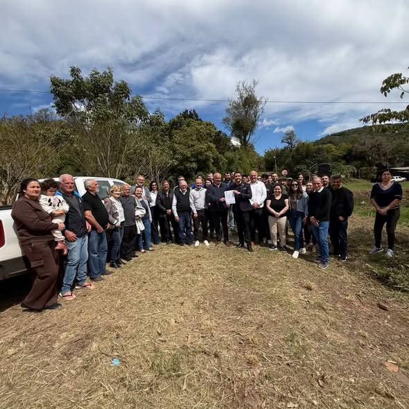 Caraá assina ordem de início das obras da Nova Ponte Branca