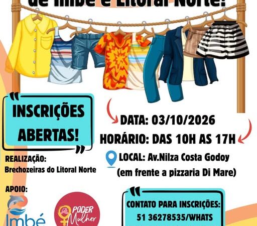 Imbé recebe 1º Encontro de Brechozeiras do Litoral Norte