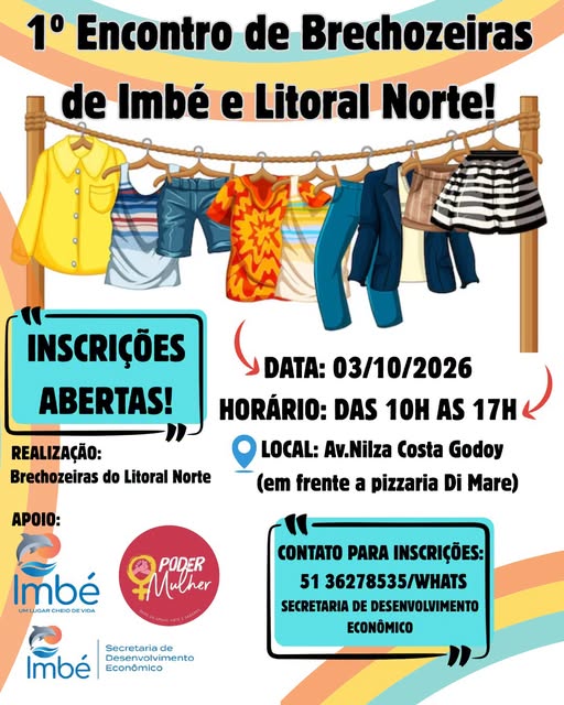 Imbé recebe 1º Encontro de Brechozeiras do Litoral Norte