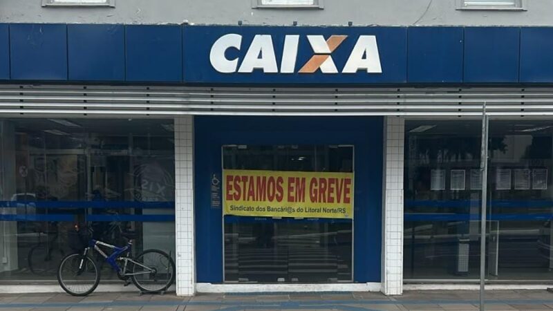 Greve nacional da Caixa pode afetar atendimento no Litoral Norte do RS