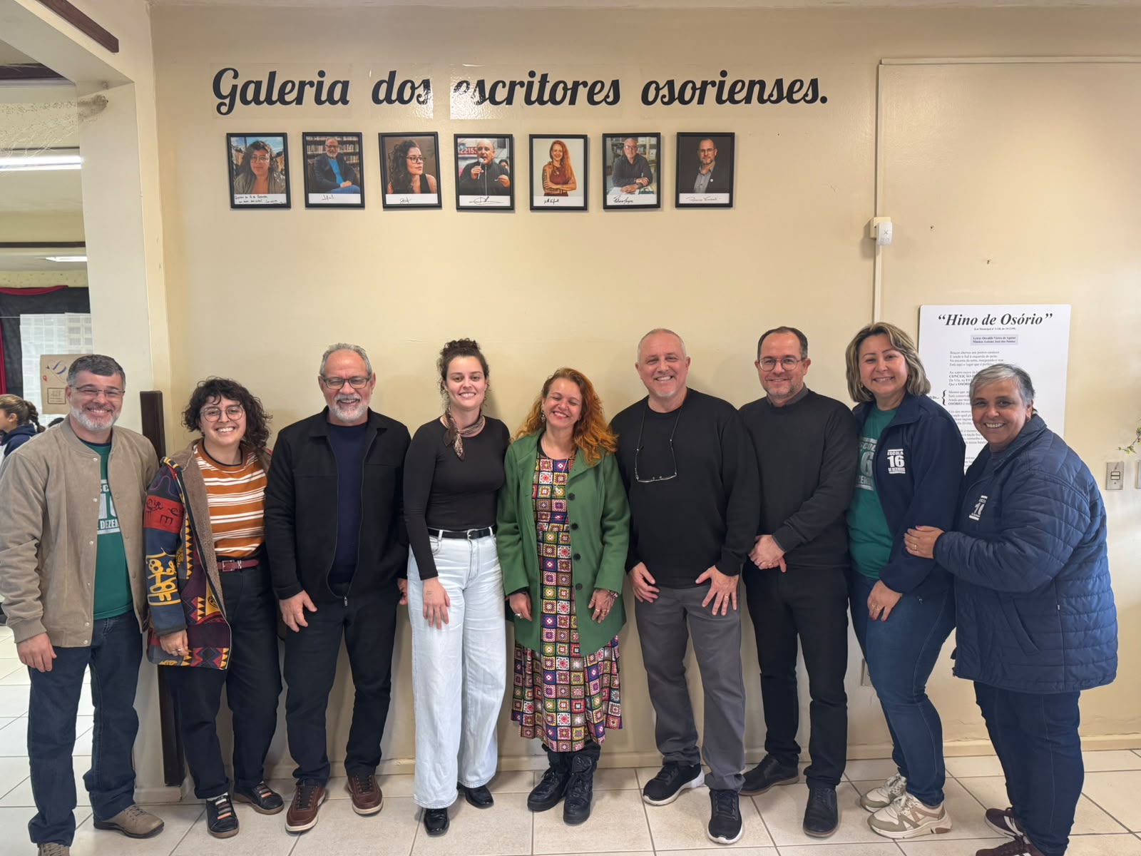 Escola de Osório inaugura Galeria de Escritores e promove incentivo à leitura